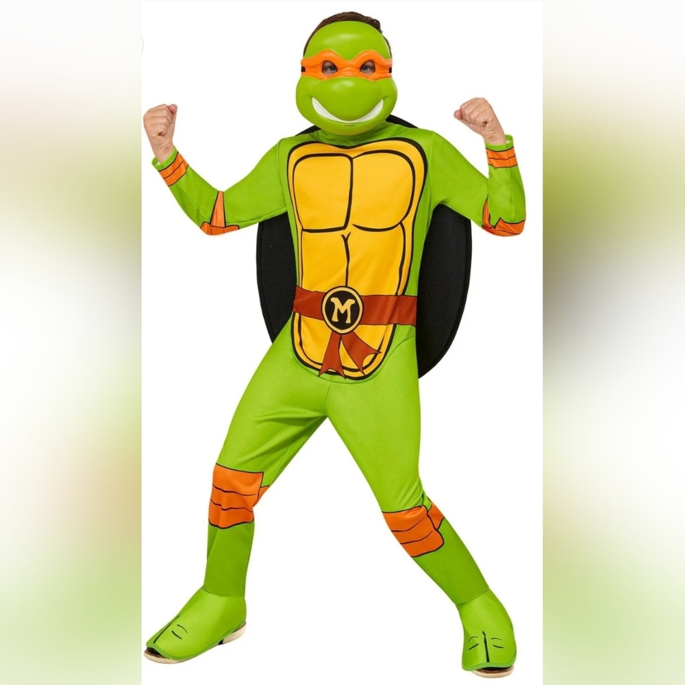 Spirit Halloween Costume MICHELANGELO Teenage Mutant Ninja Turtles‎ Child Medium